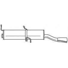 46616 SIGAM Глушник вихлопних газів кінцевий