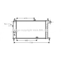 OL2066 AVA QUALITY COOLING Радіатор охолодження двигуна