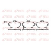 0753.02 REMSA Комплект гальмівних колодок дисковий гальм