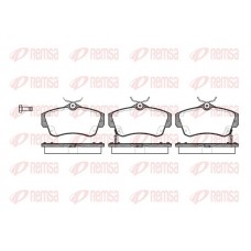 0753.02 REMSA Комплект гальмівних колодок дисковий гальм
