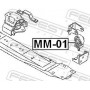MM-01 FEBEST Підвіска роздаточна коробка