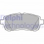 LP2069 DELPHI Комплект гальмівних колодок дисковий гальм