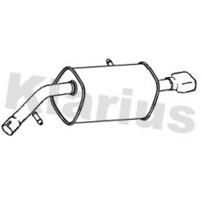 221702 KLARIUS Глушник вихлопних газів кінцевий