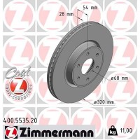 400.5535.20 ZIMMERMANN Гальмівний диск