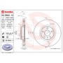 09.B822.11 BREMBO Гальмівний диск