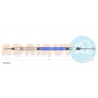 35.0233.1 ADRIAUTO Тросик, cтояночный тормоз