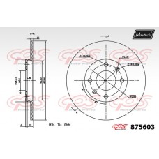 875603 MAXTECH Гальмівний диск