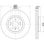 8DD 355 113-171 HELLA PAGID Гальмівний диск