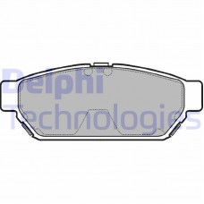 LP968 DELPHI Комплект гальмівних колодок дисковий гальм