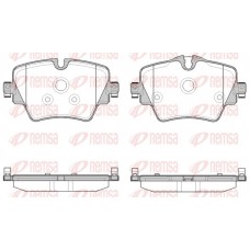 1625.08 REMSA Комплект гальмівних колодок дисковий гальм