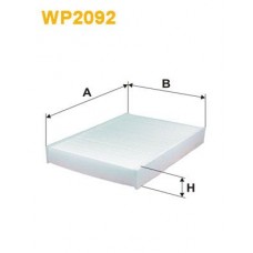 WP2092 WIX FILTERS Фільтр повітря у внутрішньому просторі