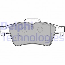 LP3303 DELPHI КомплеК т гальмівних колодок, дискове гальмо