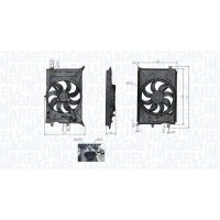 069422777010 MAGNETI MARELLI Вентилятор охолодження двигуна