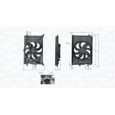 069422777010 MAGNETI MARELLI Вентилятор охолодження двигуна