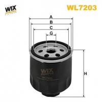 WL7203 WIX FILTERS Масляний фільтр
