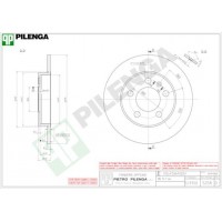 5258 PILENGA Гальмівний диск
