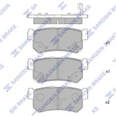 SP1151 Hi-Q Комплект гальмівних колодок дисковий гальм
