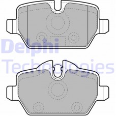 LP1924 DELPHI Комплект гальмівних колодок дисковий гальм