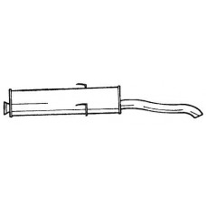 45617 SIGAM Глушник вихлопних газів кінцевий