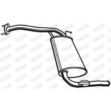 Глушник вихлопних газів кінцевий WALKER 21142