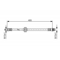 1 987 476 827 BOSCH Гальмівний шланг
