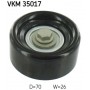 VKM 35017 SKF Паразитный / ведущий ролик, Поліклиновий ремінь