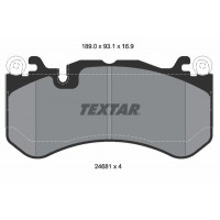 2468101 TEXTAR Комплект гальмівних колодок дисковий гальм