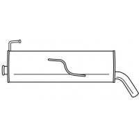 45629 SIGAM Глушник вихлопних газів кінцевий