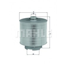 LX 1006/1D MAHLE Повітряний фільтр