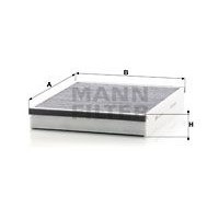 CUK 25 007 MANN-FILTER Фільтр повітря у внутрішньому просторі