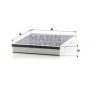 CUK 25 007 MANN-FILTER Фільтр повітря у внутрішньому просторі