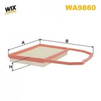 WA9860 WIX FILTERS Повітряний фільтр