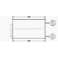 HD5317D AVA QUALITY COOLING Конденсатор кондиціонера