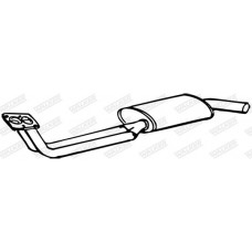 14119 WALKER Предглушник вихлопних газів