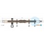 111247 ADRIAUTO FIAT шланг гальмівний пер. Uno, Panda