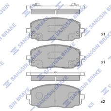 SP1172 Hi-Q Комплект гальмівних колодок дисковий гальм