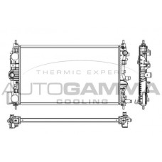 105787 AUTOGAMMA Радіатор охолодження двигуна