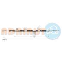 280242 ADRIAUTO NISSAN Трос ручного гальма лівий. Micra 93-