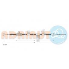 280242 ADRIAUTO NISSAN Трос ручного гальма лівий. Micra 93-
