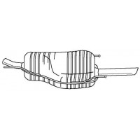 40644 SIGAM Глушник вихлопних газів кінцевий