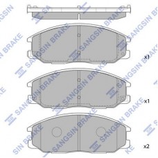 SP1171 Hi-Q Комплект гальмівних колодок дисковий гальм