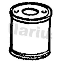 210164 KLARIUS Середній глушник вихлопних газів