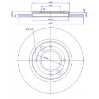 142.520 CAR Гальмівний диск