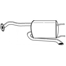 23657 SIGAM Глушник вихлопних газів кінцевий