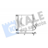 352620 KALE OTO RADYATÖR Конденсатор кондиціонера