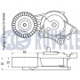 542784 RUVILLE натяжний ролик, Поліклиновий ремінь