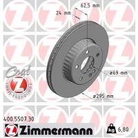 400.5507.30 ZIMMERMANN Гальмівний диск
