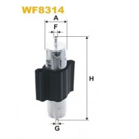 WF8314 WIX FILTERS Паливний фільтр