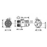 OLAK139 AVA QUALITY COOLING Компресор кондиціонера