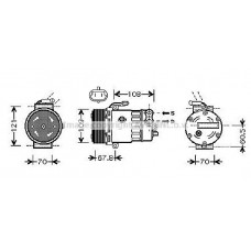 OLAK139 AVA QUALITY COOLING Компресор кондиціонера